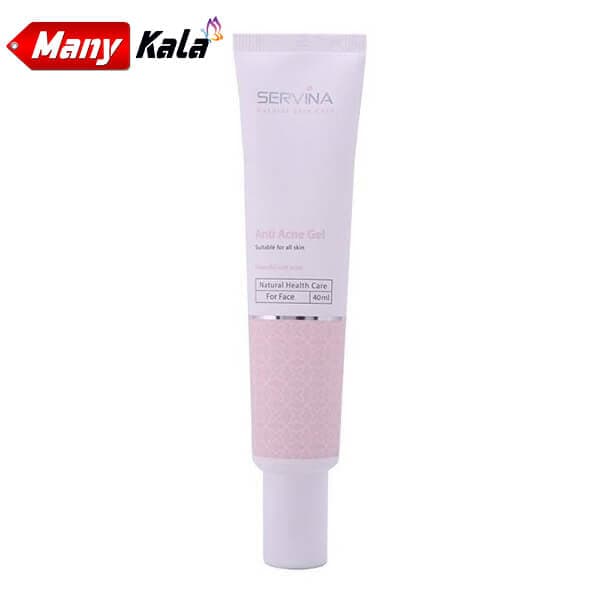 ژل ضد جوش صورت سروینا SERVINA مدل Anti Acne حجم 40 میلی لیتر — تصویر ۱۲