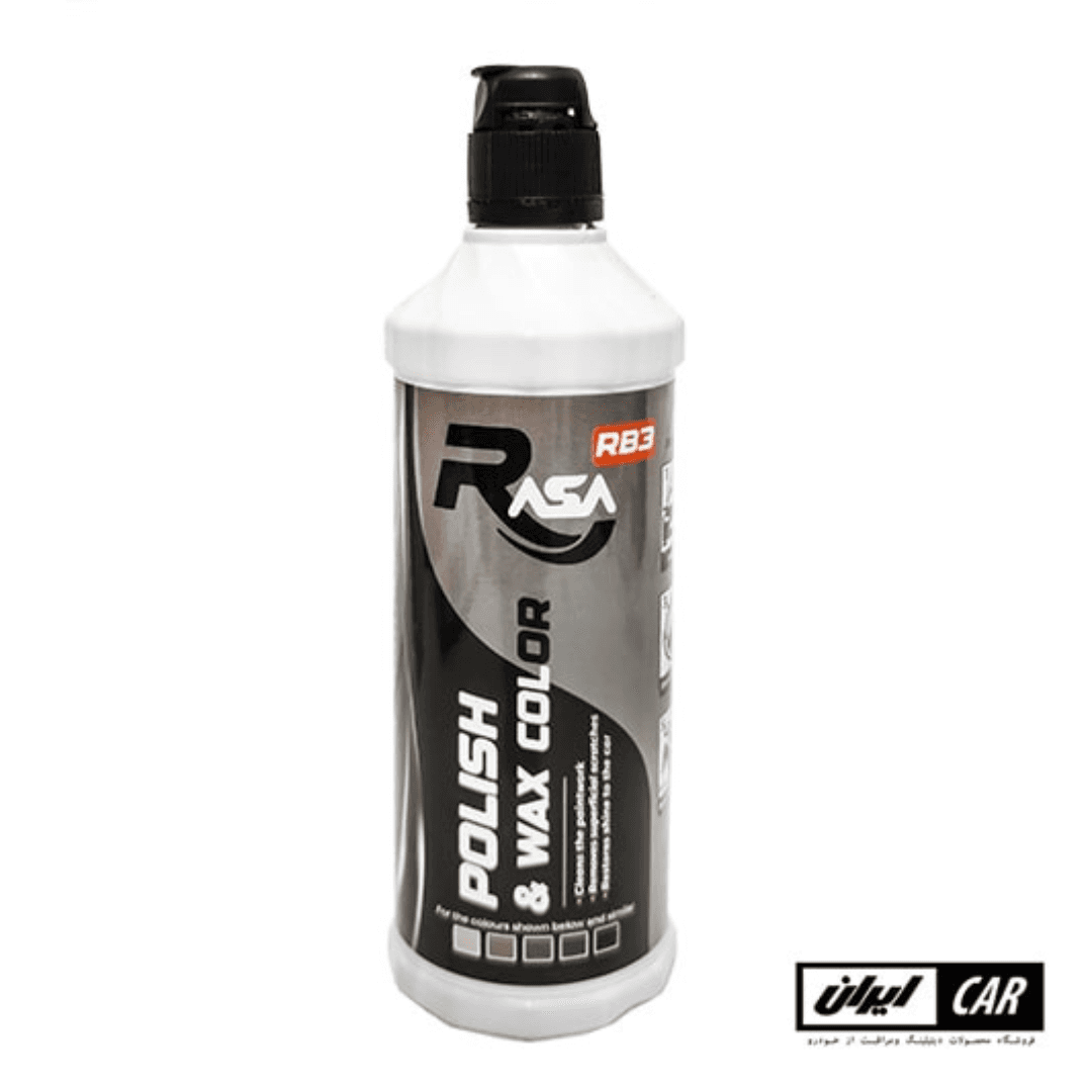 پولیش واکس رنگ مشکی راسا 500 گرمی مدل Rasa Polish Wax Color
