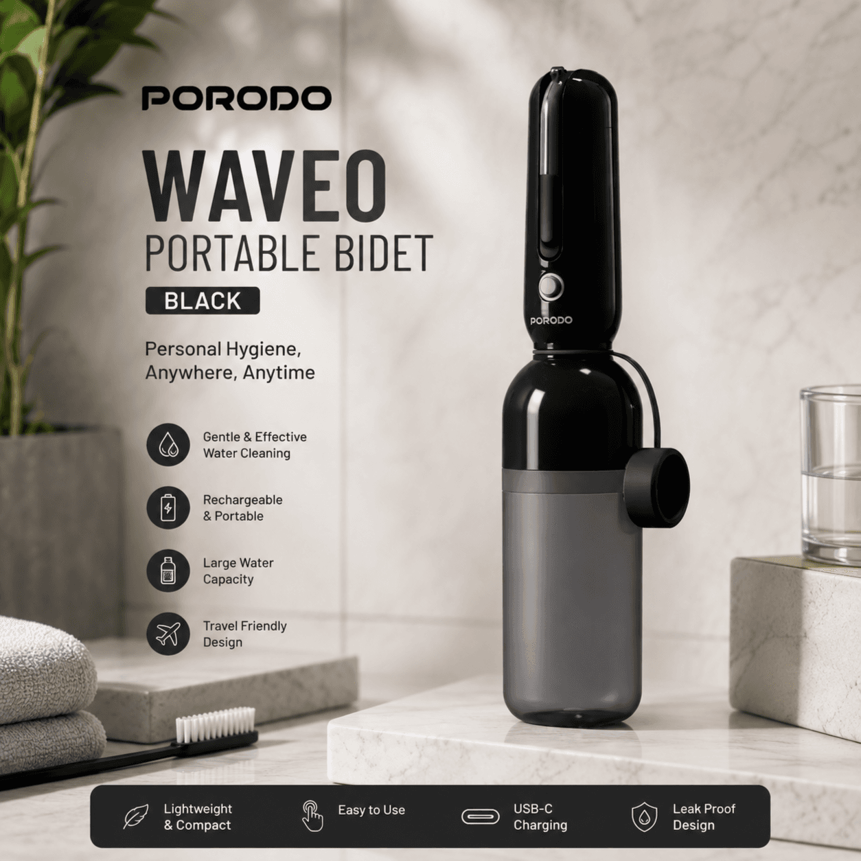 بیده مسافرتی پرودو مدل WAVEO 350ML — تصویر ۷