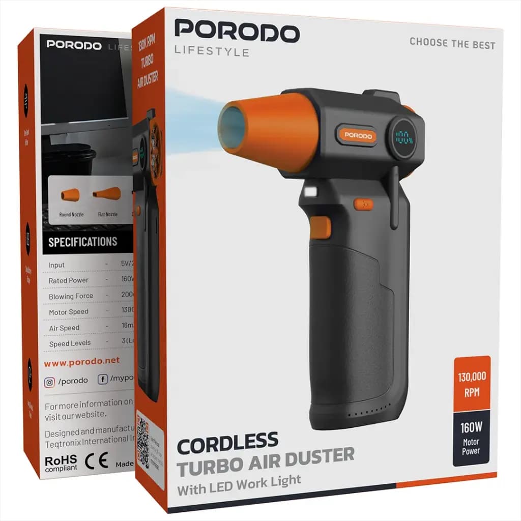 جتفن دمنده شارژی پرودو مدل TURBO AIR DUSTER — تصویر ۱۱