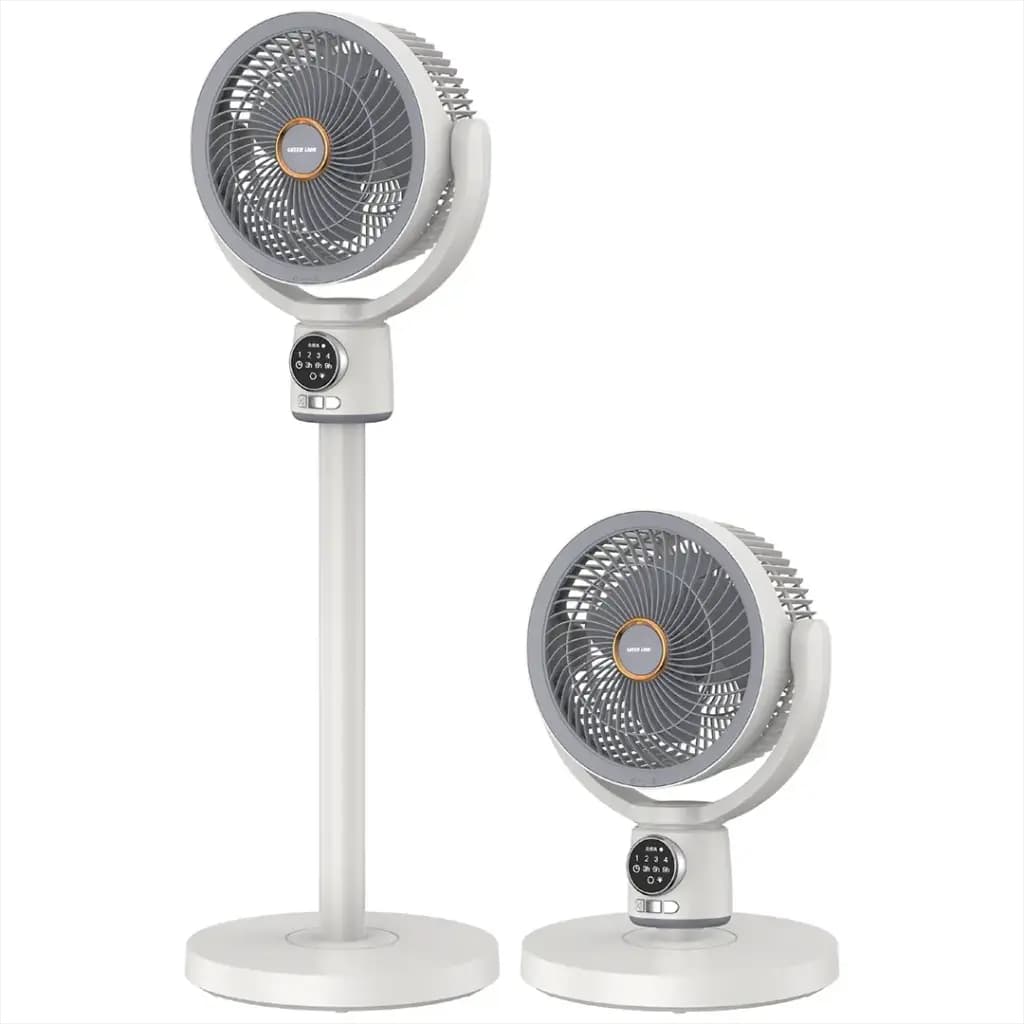 پنکه شارژی ۸ اینچ با ریموت گرین لاین مدل QUAD FLEX — تصویر ۲