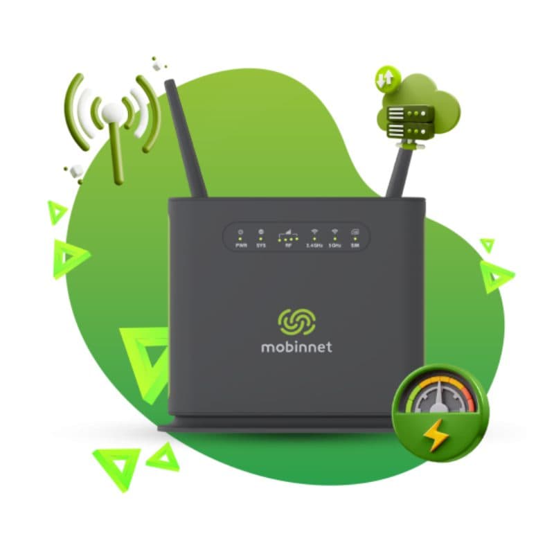 مودم 2G/3G/4G/4.5G مبین نت مدل MN-C1200M با سیم کارت 360 درجه 30 گیگابایت اینترنت سه ماهه — تصویر ۳