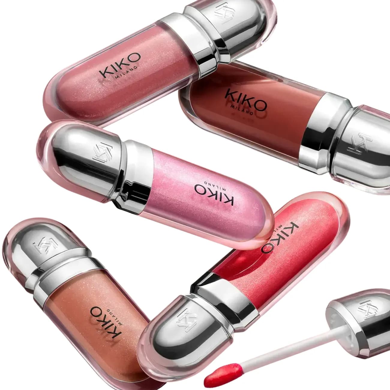 لیپ گلاس کیکو اصل مدل 3D Hydra | برق لب براق و آبرسان KIKO Milano — تصویر ۶