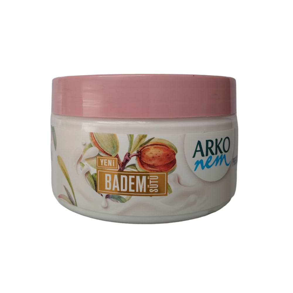 کرم مرطوب کننده پربیوتیک آرکو Arko مدل Nem حاوی شیر و بادام حجم 250 میلی لیتر