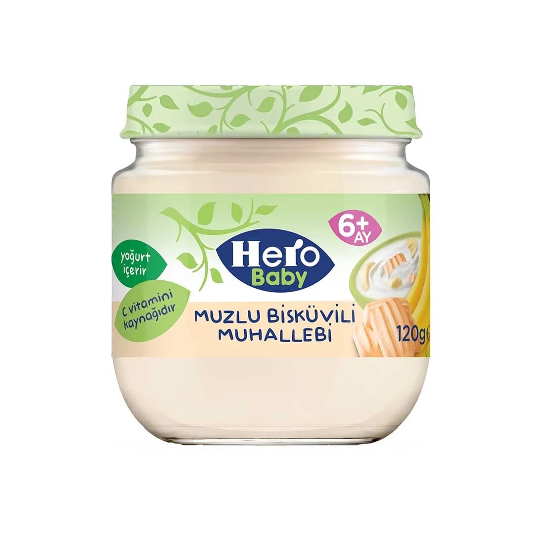 پوره مخلوط بیسکویت و موز هروبیبی Hero Baby — تصویر ۸
