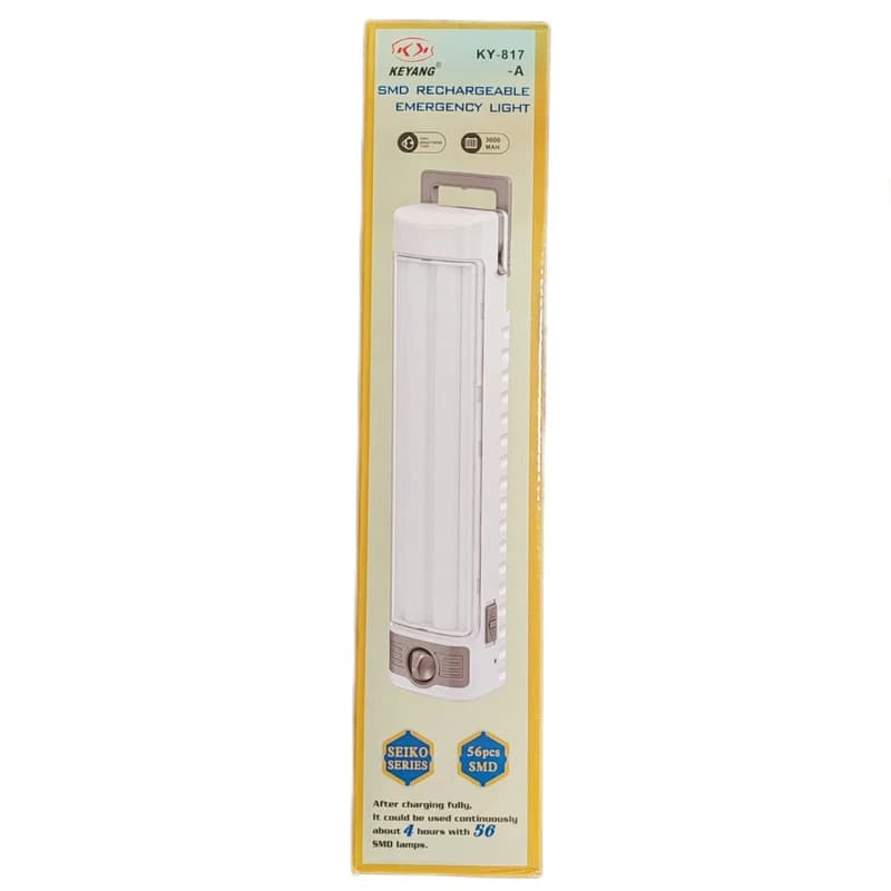 چراغ اضطراری مهتابی شارژی ولوم دار کیانگ KEYANG مدل KY-817 — تصویر ۷