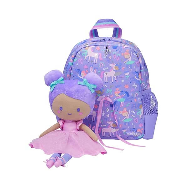 کوله پشتی مهد کودک دخترانه اسمیگل Smiggle طرح Ballerina Girl — تصویر ۶