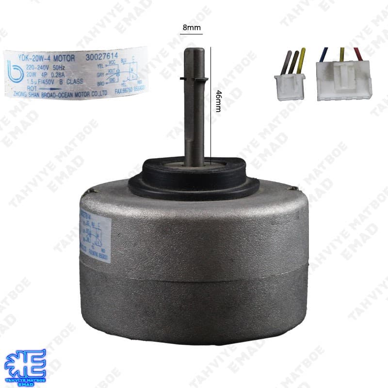 موتور فن کولرگازی مدل YDK-20W-4 — تصویر ۵