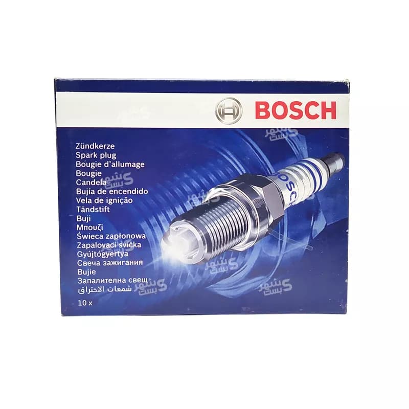 شمع خودرو تک پلاتین پایه بلند بوش BOSCH آلمانی مدل YR7NE یورو EURO4 / 4 — تصویر ۸