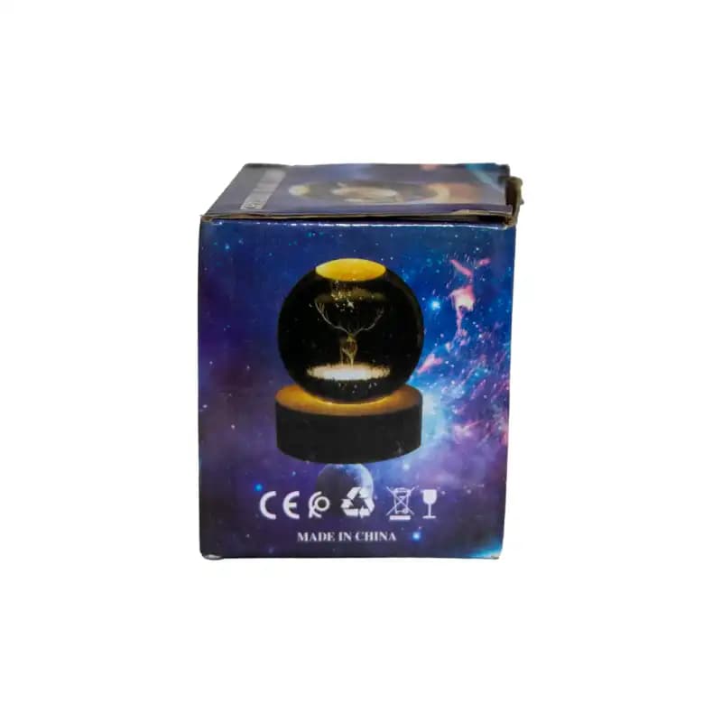 چراغ خواب گوی کریستالی سه بعدی – سایز کوچیک — تصویر ۶