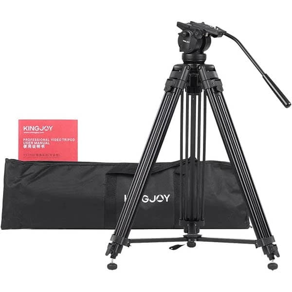 سه پایه فیلمبرداری کینگ جوی Kingjoy VT-2500 Professional Tripod — تصویر ۵