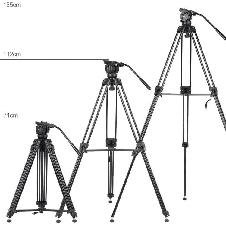 سه پایه فیلمبرداری کینگ جوی Kingjoy VT-2500 Professional Tripod — تصویر ۳