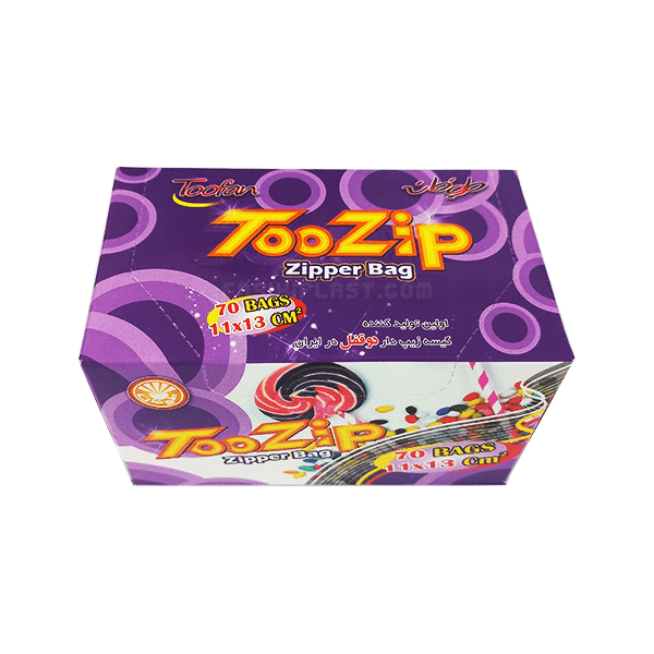کیسه زیپ دار دوقفل TooZip سایز 11 در 13 بسته 70 عددی — تصویر ۸