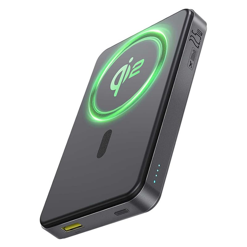 پاوربانک باسئوس 22.5 وات مدل Airpow Ⅱ Qi2 ظرفیت 10000 میلی آمپر P10080000123