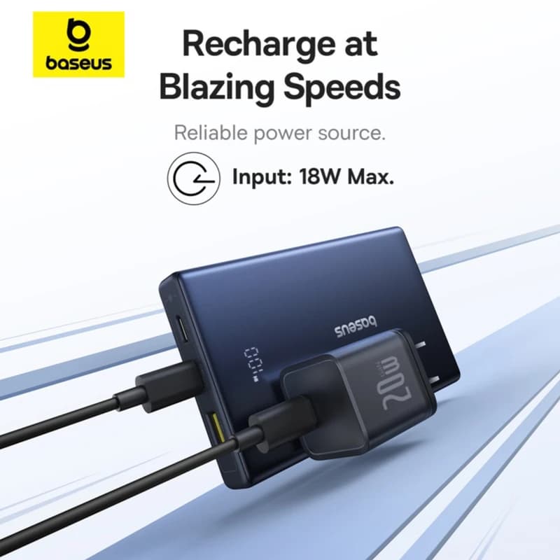 پاوربانک باسئوس مدل PicoGo 20W ظرفیت 10000 میلی آمپر P10076801123 — تصویر ۶