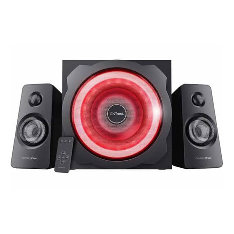 اسپیکر گیمینگ تراست مدل GXT629 TYTAN ۲.۱ با نور RGB — تصویر ۱۰