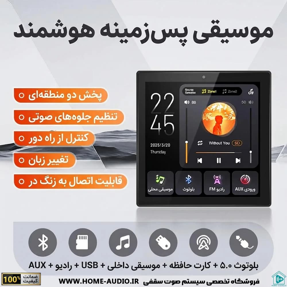 آمپلی فایر لمسی دیواری نایس ویس مدل A PRO — تصویر ۱۱