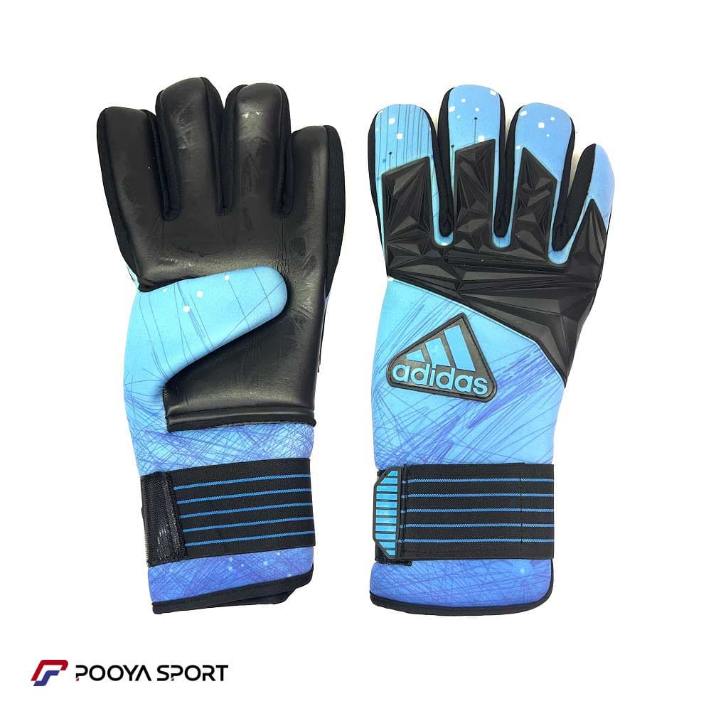 دستکش دروازه بانی حرفه ای آدیداس adidas جوانان آبی — تصویر ۳