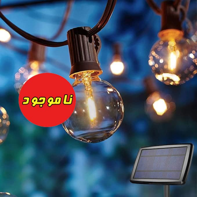 ریسه نوری خورشیدی OxyLED – چراغ 22 عددی LED ضدآب با شارژ خورشیدی و USB، مناسب برای حیاط، باغ، بالکن و جشنها