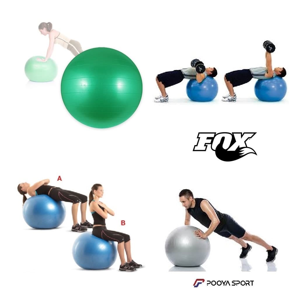 توپ پیلاتس جیم بال 85 Cm مدل FOX — تصویر ۱۱