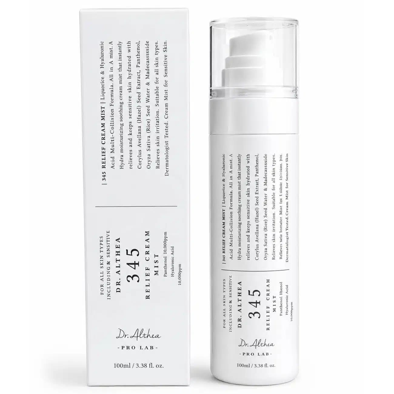 میست صورت دکتر آلتیا Dr.Althea مدل 345 Relief Cream Mist حجم 100ml — تصویر ۲