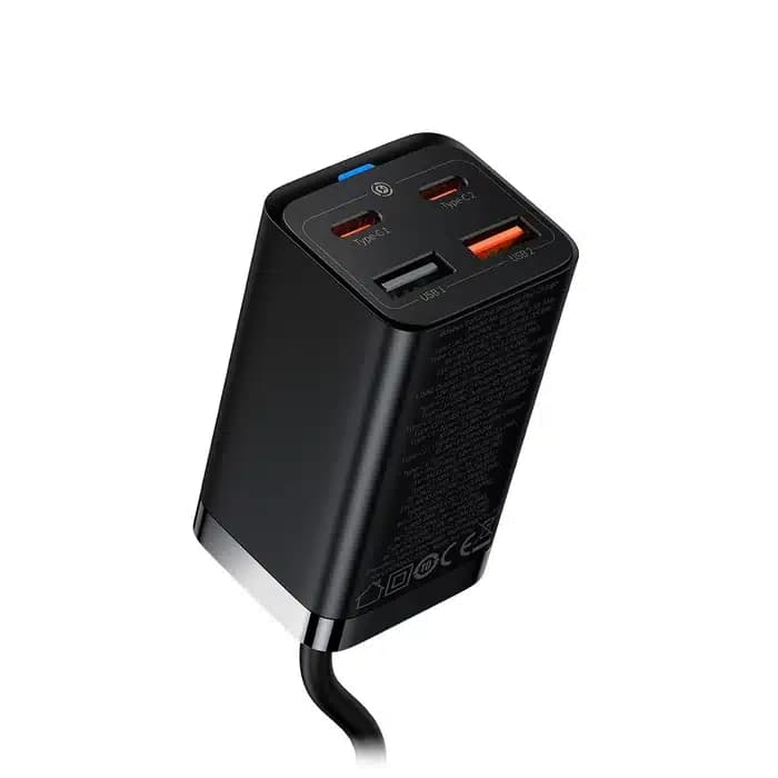 شارژر رومیزی 65 وات باسئوس مدل Baseus GaN3 Pro 4 Ports Desktop Charger 65W — تصویر ۶