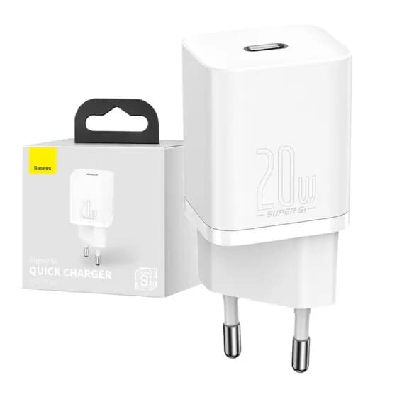 شارژر دیواری 20 وات باسئوس مدل Baseus Super Si Quick Charger 1C 20W CCSUP-B02 — تصویر ۷