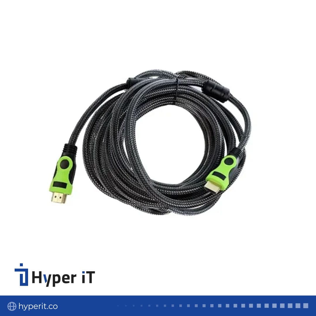 کابل کنفی HDMI به طول 10 متر (سرسوکت سبز) برند ای نت مدل EN-HB100