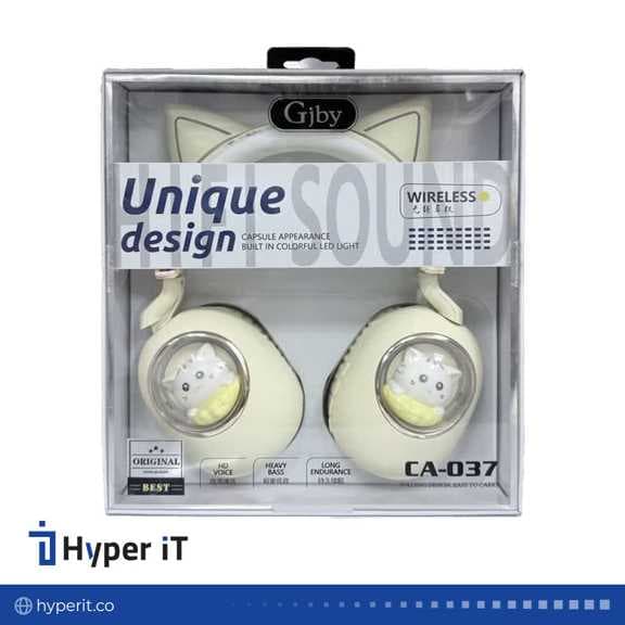 هدفون بیسیم طرح گربه (گوش دار) مدل CA-037 — تصویر ۷