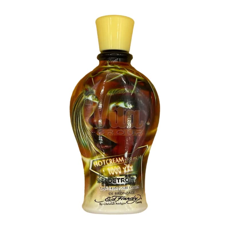 لوسیون سولار Ed Hardy Hot Cream حجم 300 میل — تصویر ۲