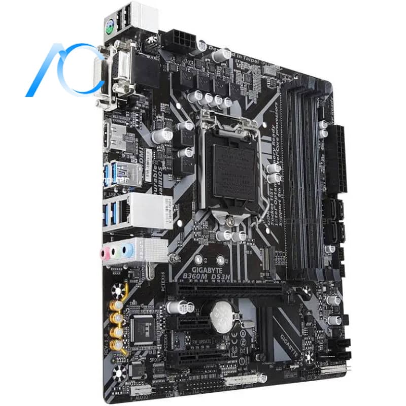 مادربرد دسته دوم گیگابایت مدل MAINBOARD USED B360M-DS3H — تصویر ۳