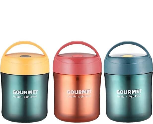 فلاسک غذای استیل قاشق دار 500 میل Gourmet