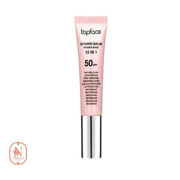 پرایمر بالم ویتامین تاپ فیس مدل 12in1 با SPF50 حجم 30 میل — تصویر ۸