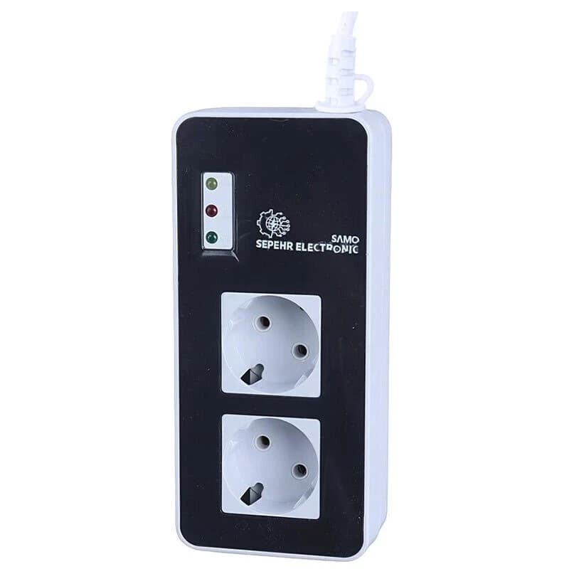 محافظ برق یخچال و فریزر 2 خانه سامو سپهر الکترونیک SSE 100 با کابل 2.8 متری — تصویر ۵