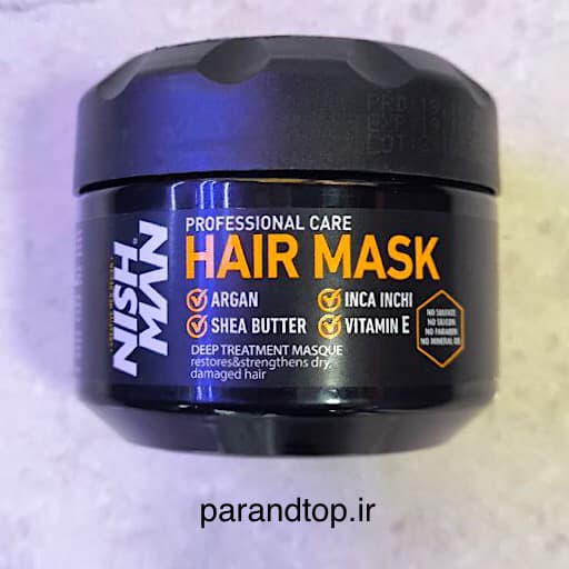 ماسک مو نیشمن بدون سولفات مدلNISHMAN hair mask without sulfate model Inca Inchi Complex حجم 300میل