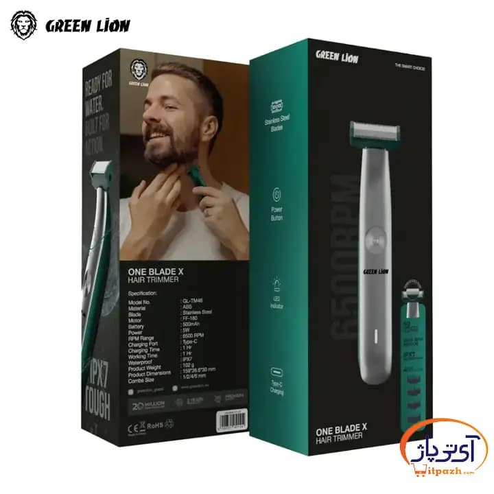 خط زن مو و صورت گرین لاین ONE BLADE X — تصویر ۱۱