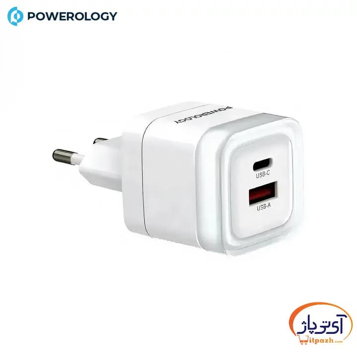 شارژر دیواری پاورولوژی LUNEX SERIES توان 35 وات — تصویر ۲