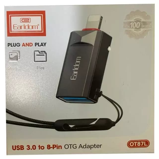 مبدل او تی جی برند Earldom USB 3.0 to 8_pin مدل OT87L اورجینال — تصویر ۶
