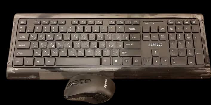 ماوس و کیبورد بی سیم پرفکت مدل P-T166+P-M2125-C — تصویر ۷