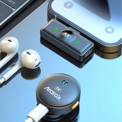 میکروفون بی سیم آراروکس Ararox Q8 Lightning Wireless Microphone(لایتنینگ) — تصویر ۱۲