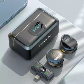 میکروفون بی سیم آراروکس Ararox Q8 Lightning Wireless Microphone(لایتنینگ) — تصویر ۵
