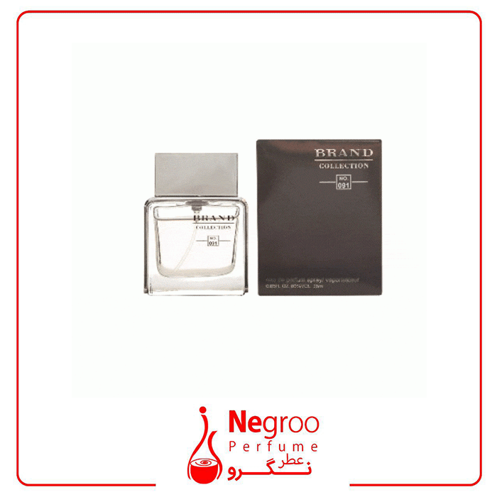 عطر ۲۵ میل برند کالکشن کد 091 رایحه ایفوریا مردانه اورجینال — تصویر ۴