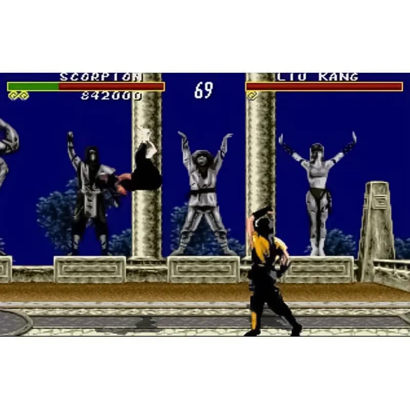 کارتریج شش لبه سگا بازی Mortal Kombat II / Monaco GP / Michael Jackson — تصویر ۸