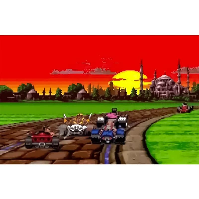 کارتریج پنج لبه سگا بازی Street Racer / Sonic 3 / Aladdin — تصویر ۹