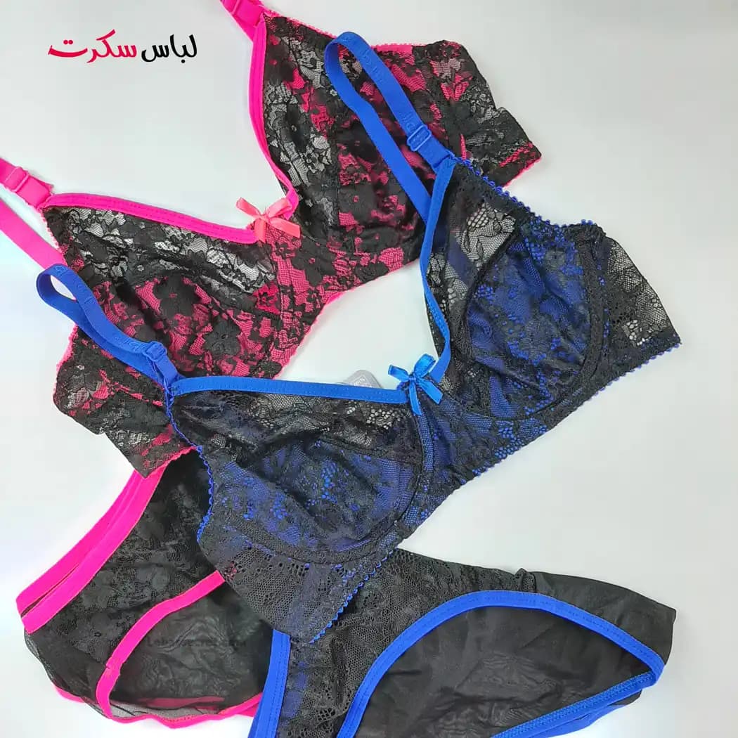 ست شورت و سوتین توری ls01016 — تصویر ۸