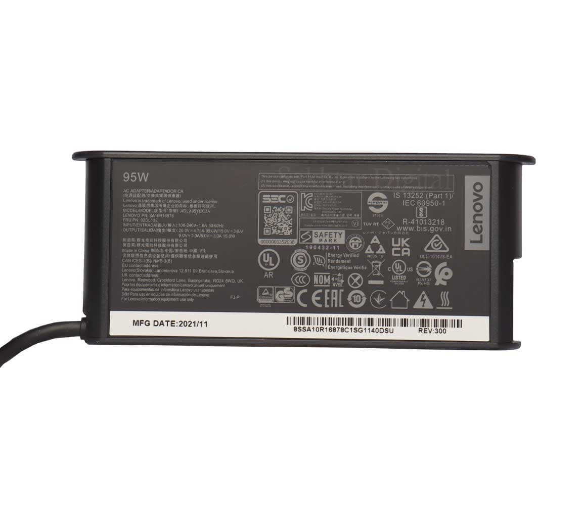 شارژر اورجینال لپ تاپ لنوو Lenovo ThinkPad L380 / X1 Carbon — تصویر ۳