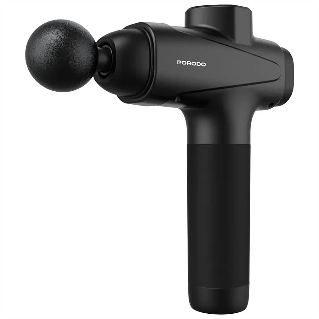 ماساژور تفنگی و عضلانی پرودو مدل Porodo Lifestyle Multi-Head Deep Massage Gun — تصویر ۵