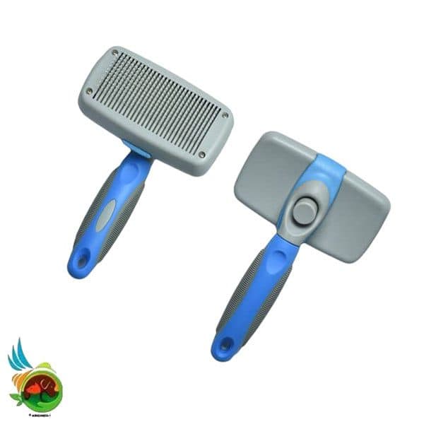 برس مخصوص سگ و گربه همراه با دکمه تخلیه مو مدل بینگو برند مورفی Murphy hair removing brush — تصویر ۳