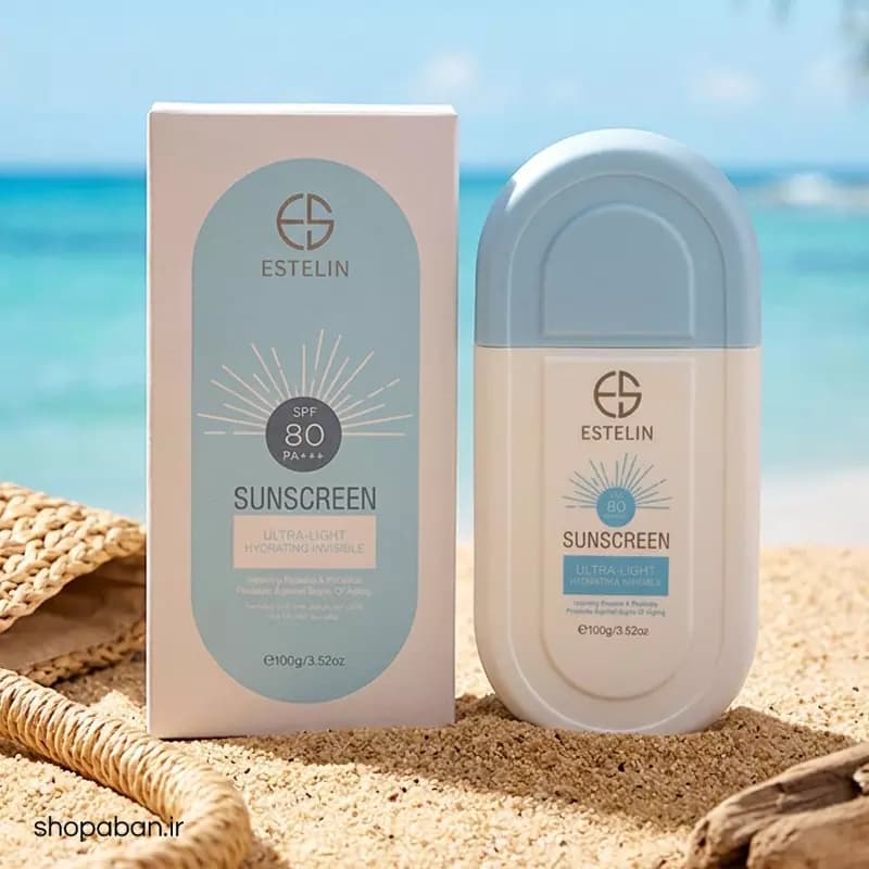 ضد آفتاب بی رنگ استلین (ضدلک و آبرسان) SPF80 حجم 100 میل — تصویر ۱۲