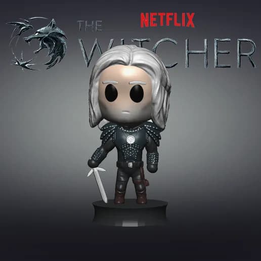 ⚔️ فیگور فانکو پاپ Funko Pop ویچر Geralt با چاپ سهبعدی +PLA — تصویر ۱۰